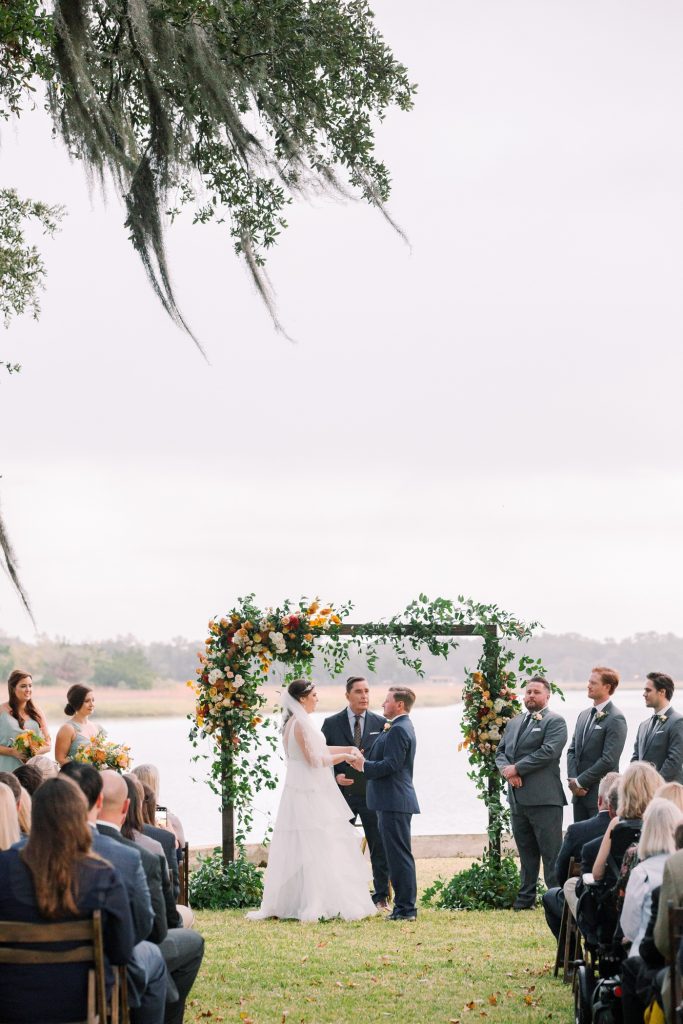 Luxury backyard wedding in Savannah