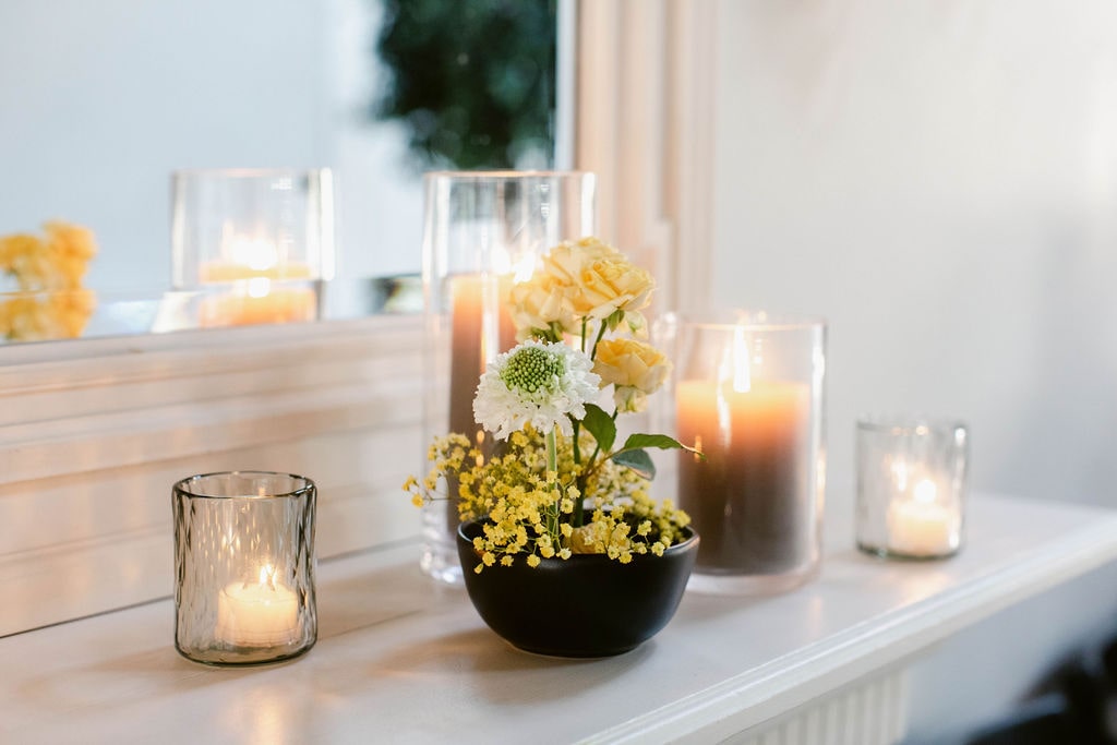 wedding floral arrangement