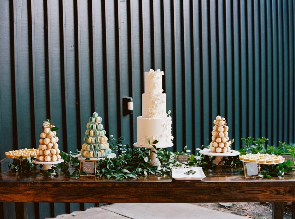 Wedding dessert table