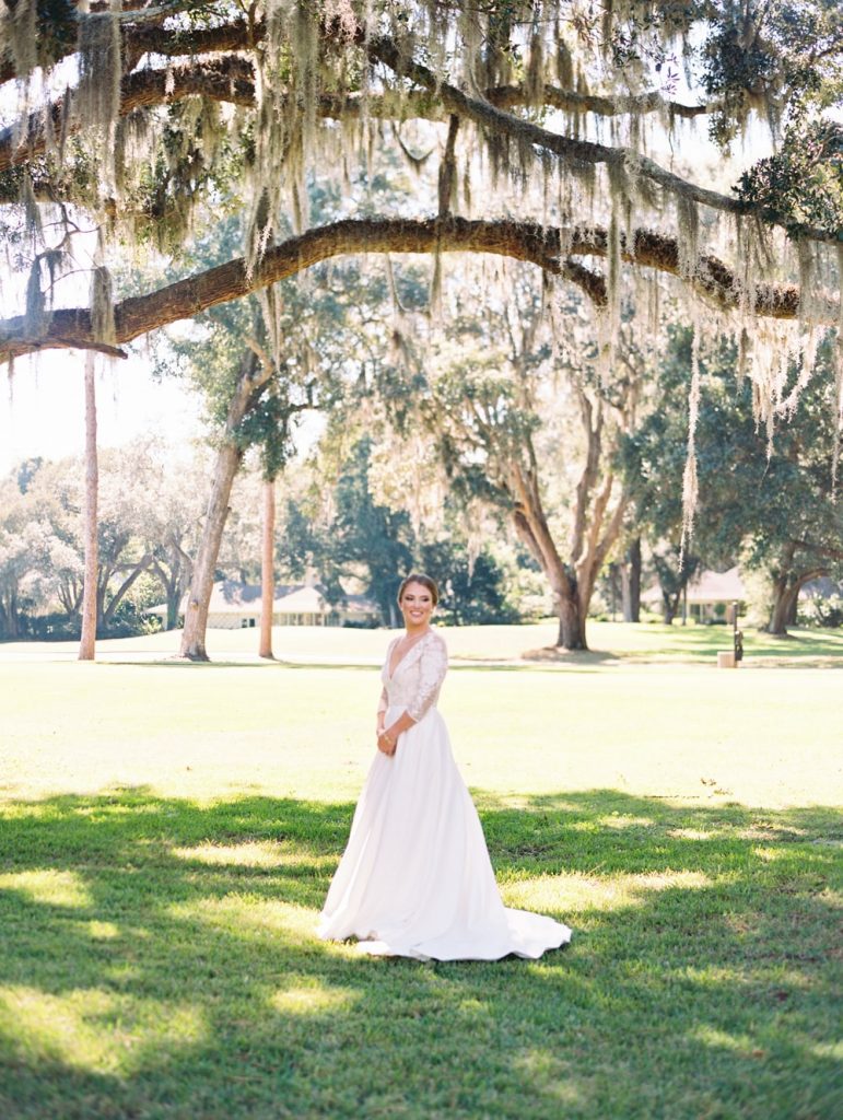 Georgia bride at Saint Simons Island wedding