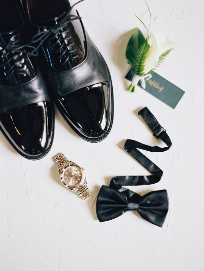 Grooms wedding details