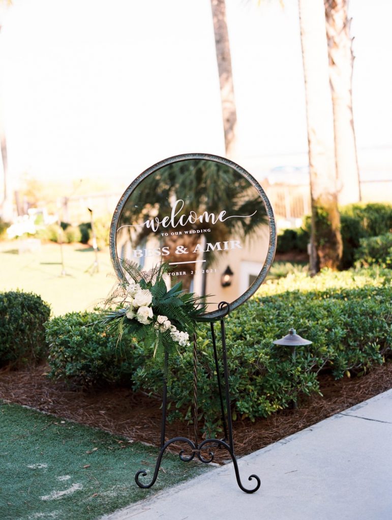 wedding welcome signage