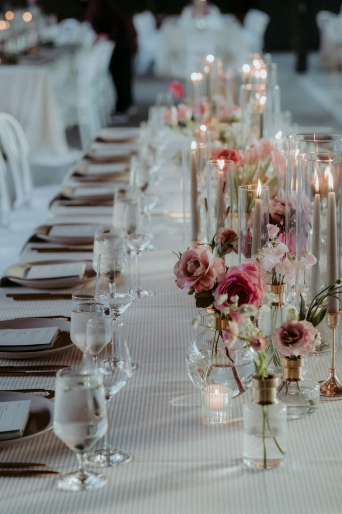 wedding tables for wedding at Ships of the Sea Maritime Museum
