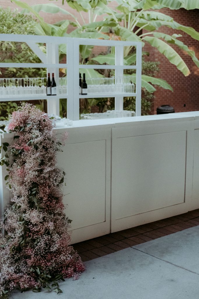 wedding bar decorations