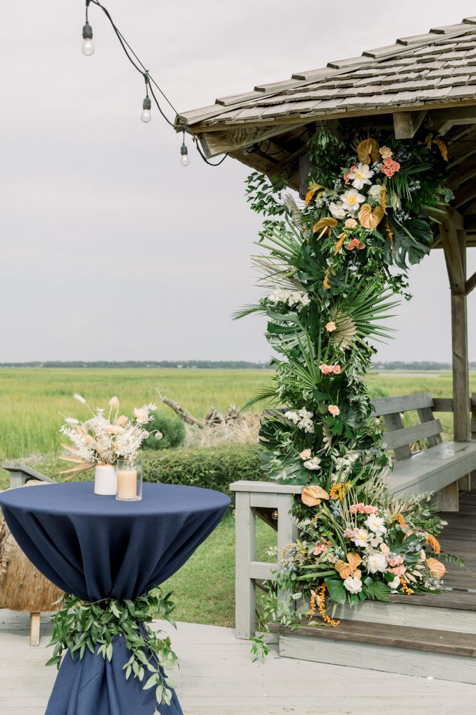 wedding welcome party florals