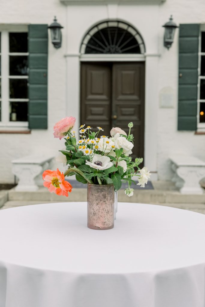bright flower centrepiece