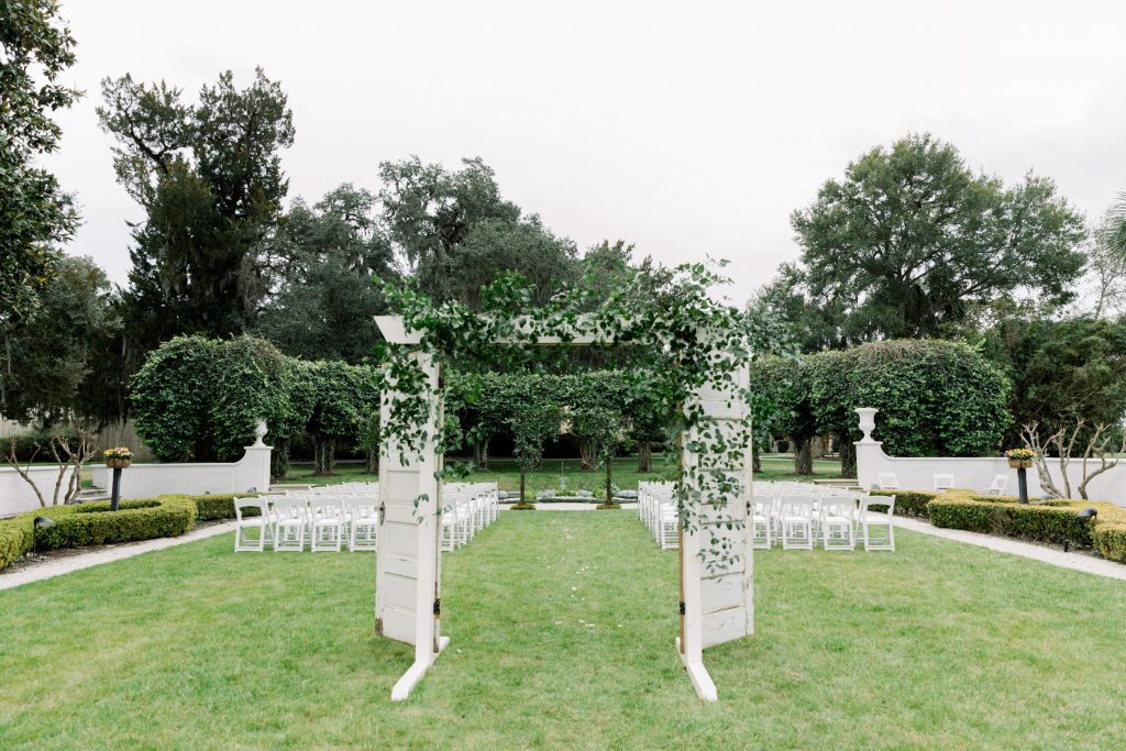 Wedding ceremony at Jekyll Club