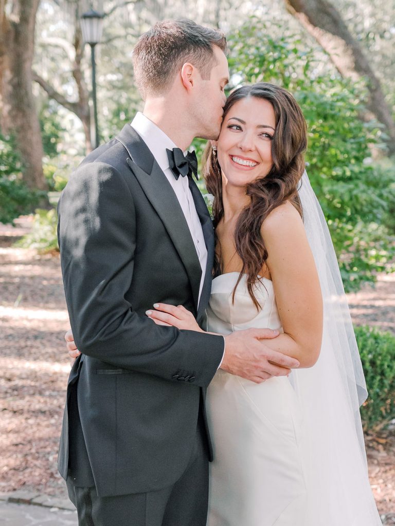 bride and groom portrait