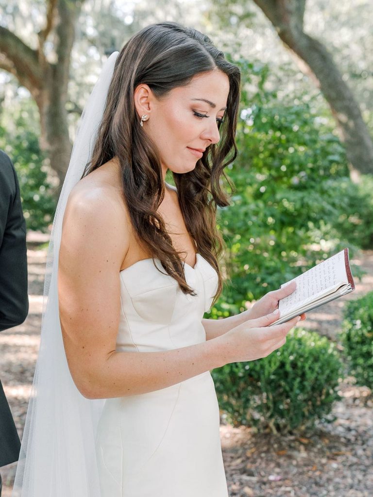 bride and groom first look