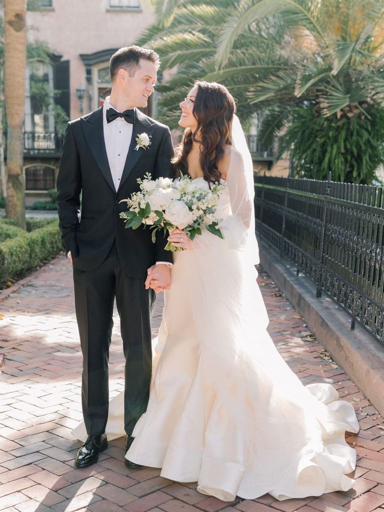 bride and groom portrait
