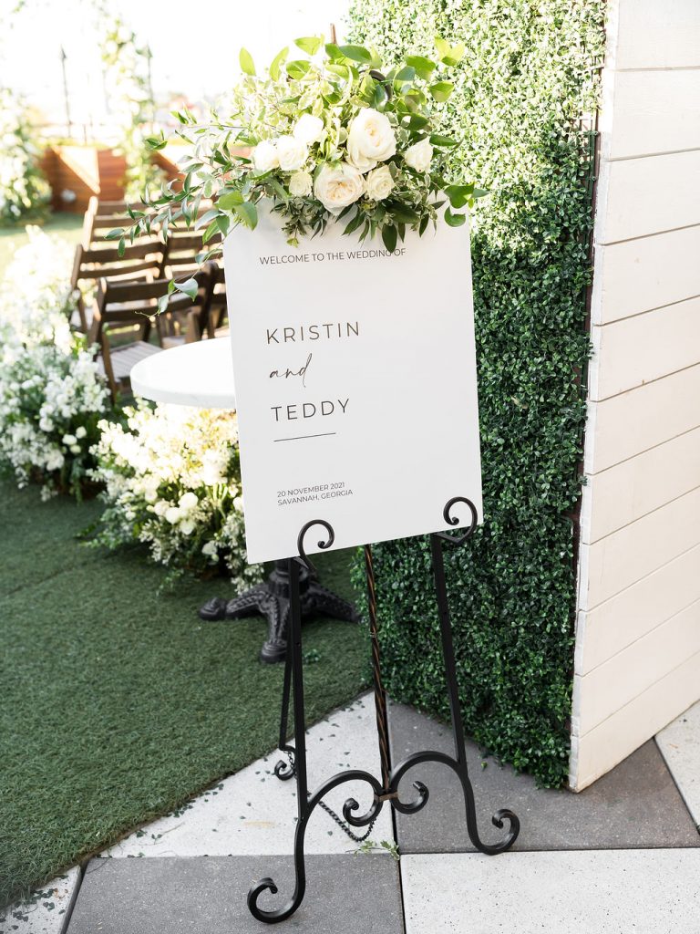 Rooftop wedding decorations