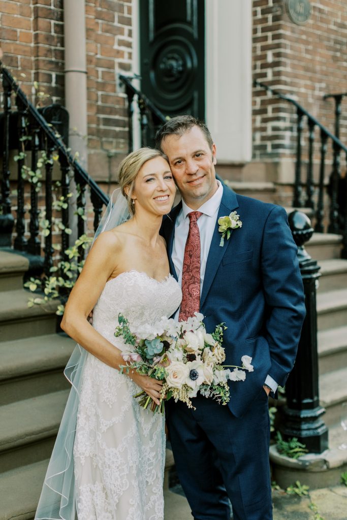 Savannah bride and groom