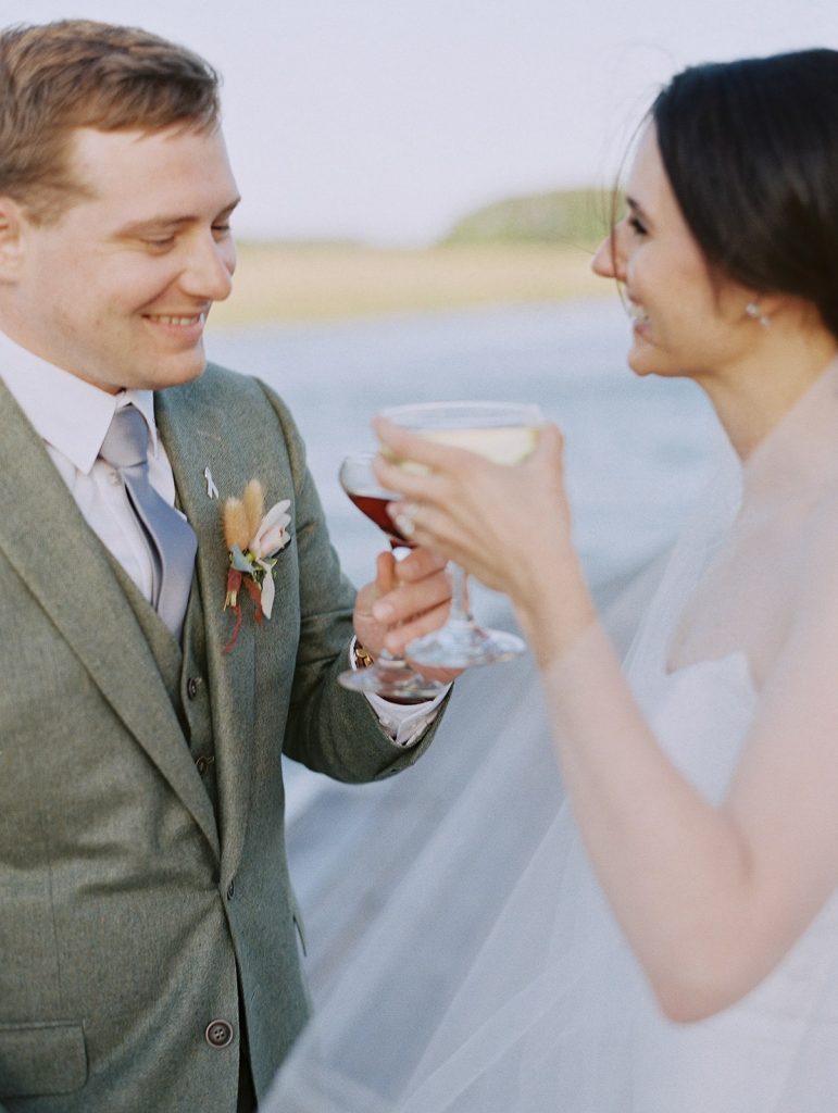 Savannah bride and groom