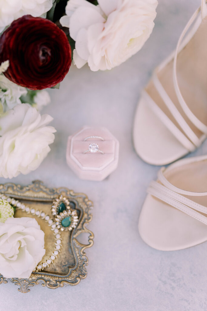 Fine art wedding bridal details