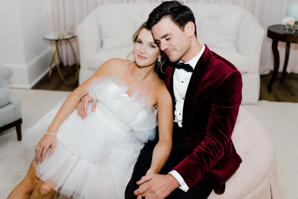 Southern bride and groom