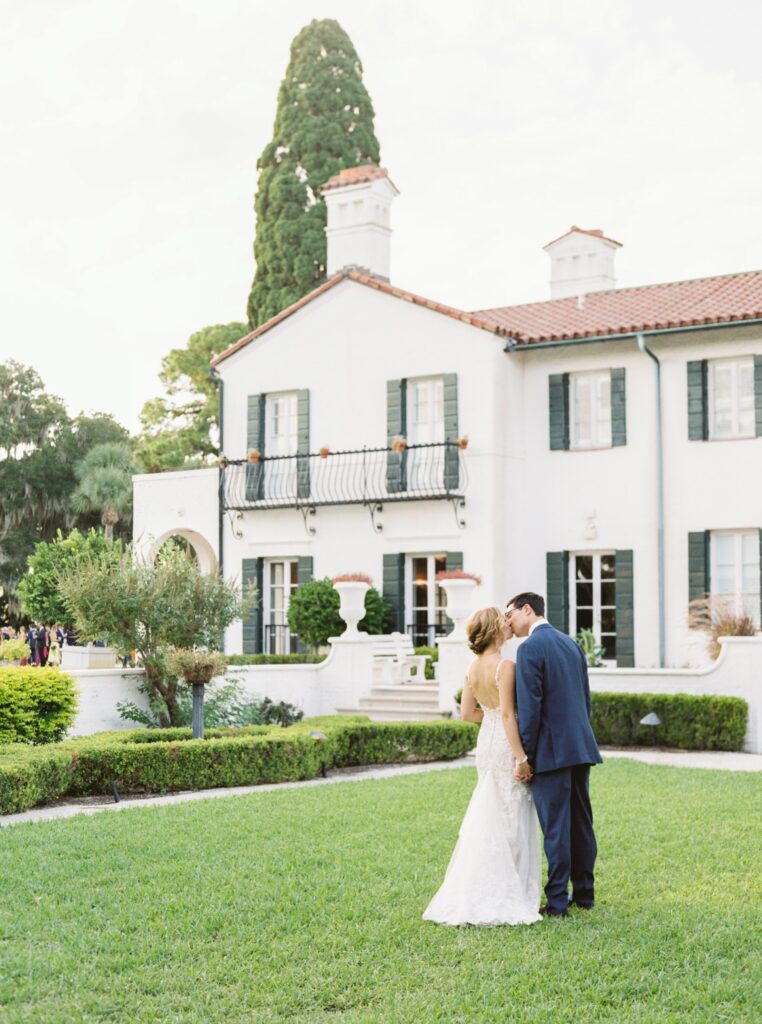 Bride and Groom at Crane Cottage