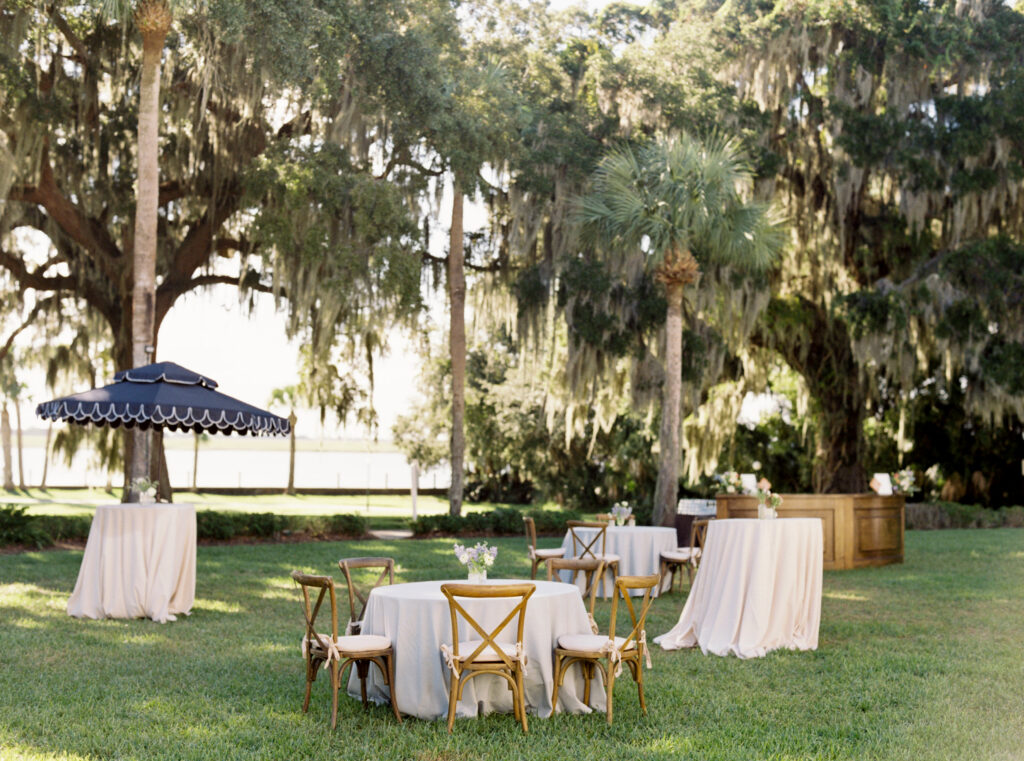 Jekyll Island Club wedding cocktail reception