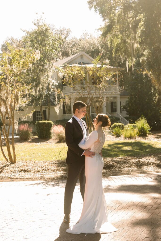 Bride and groom portraits