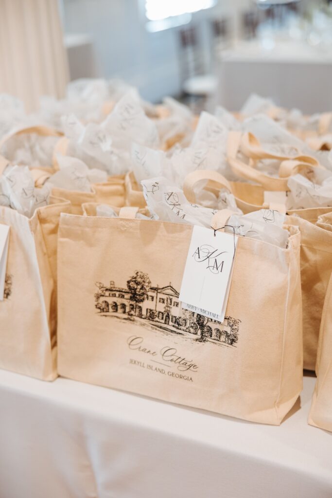 Wedding welcome bags