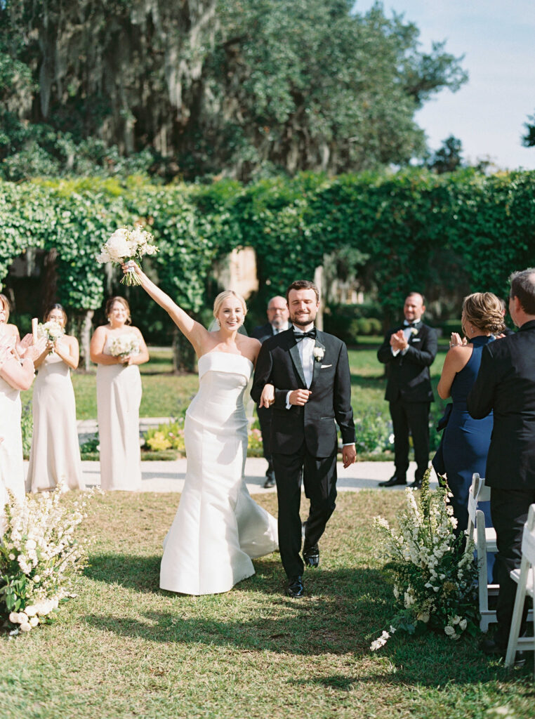 Jekyll Island Club wedding ceremony at Crane Cottage