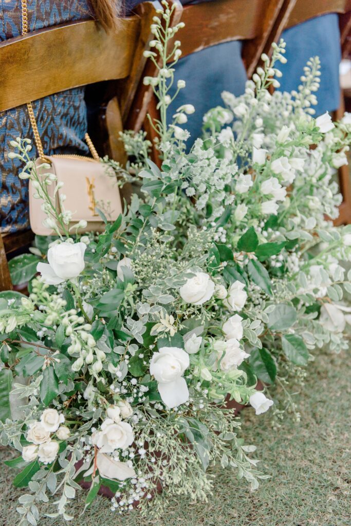 Meadow floor flower arrangement