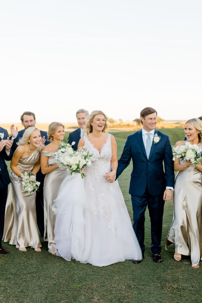 Wedding party at Colleton River Club wedding